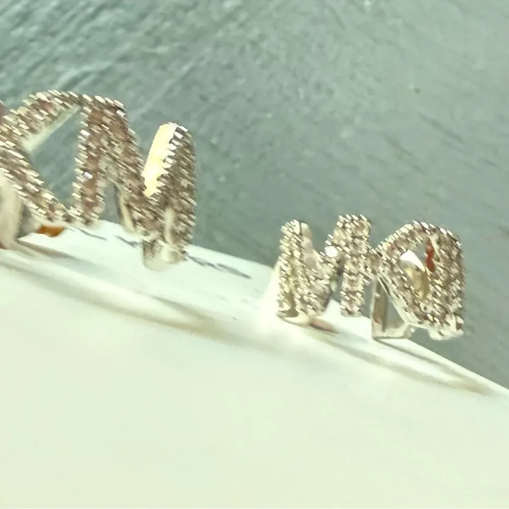 Michael Kors MK Bling Hoop Earrings NEW